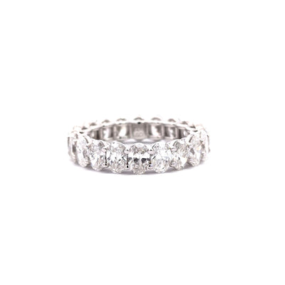 OVAL ETERNITY BAND 14KW EF VS1 HPHT DIA 4.88CTS