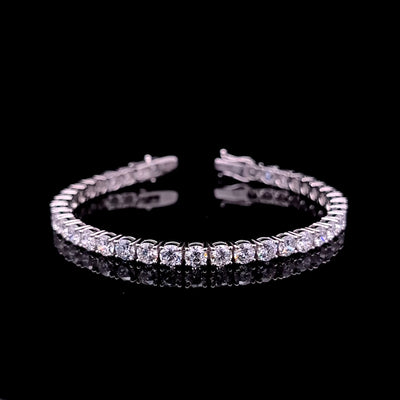 TENNIS BRACELET 14KW EF VS2 HPHT DIA 13.52CTS