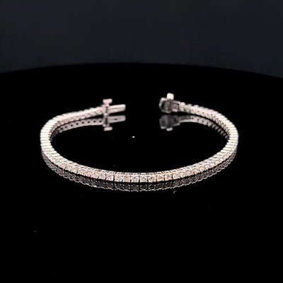 TENNIS BRACELET 14KW FG VS CVD DIA 2.70CTS
