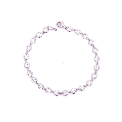 DIAMOND BY YARD BRACELET 14KW DEF VS2 HPHT DIA 2.32CTS