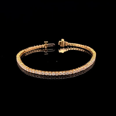 TENNIS BRACELET 14KY FG VS CVD DIA 2.70CTS
