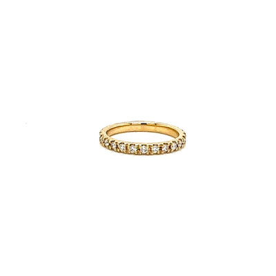 ROUND ETERNITY BAND 14KY EF VS2 HPHT DIA 0.37CTS