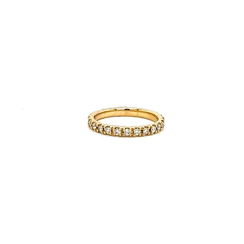 ROUND ETERNITY BAND 14KY EF VS2 HPHT DIA 0.37CTS