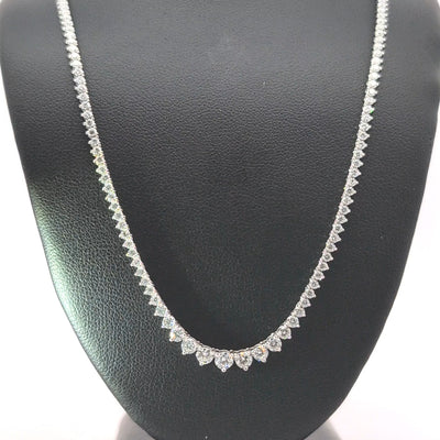 (0.16CT) RIVIERA NECKLACE 14KW FG VS2 CVD DIA 5.20CTS