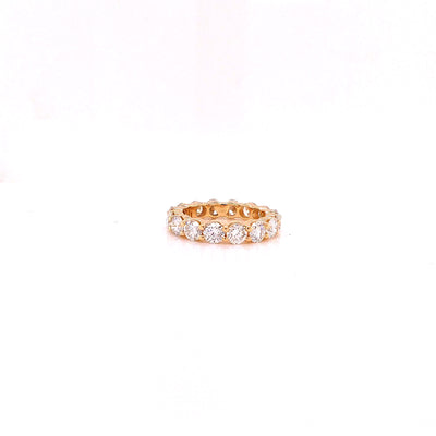 ROUND ETERNITY BAND 14KY FG VS2 CVD DIA 4.07CTS