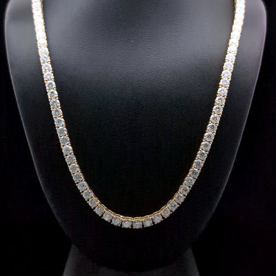 TENNIS NECKLACES 14KY EF VS2 HPHT DIA 23.05CTS