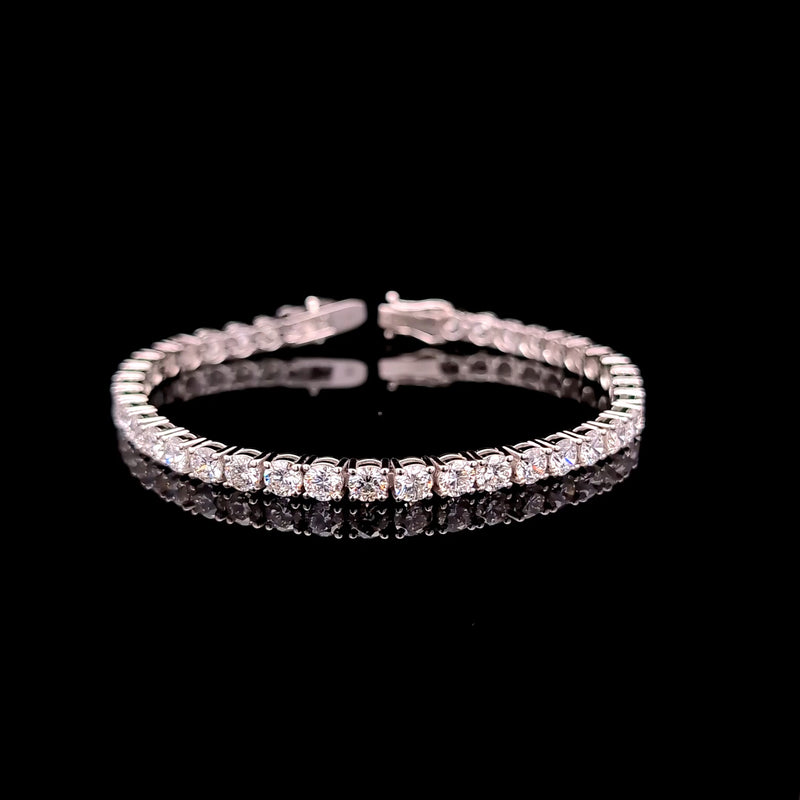 TENNIS BRACELET 14KW FG VS2 CVD DIA 11.53CTS