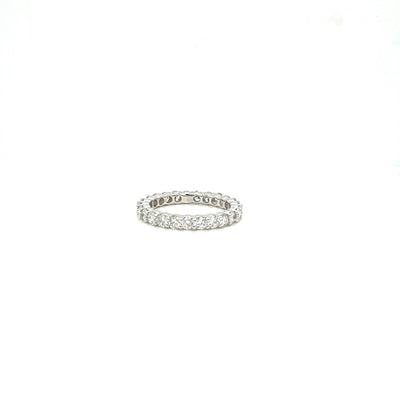 ROUND ETERNITY BAND 14KW FG VS2 CVD DIA 1.43CTS