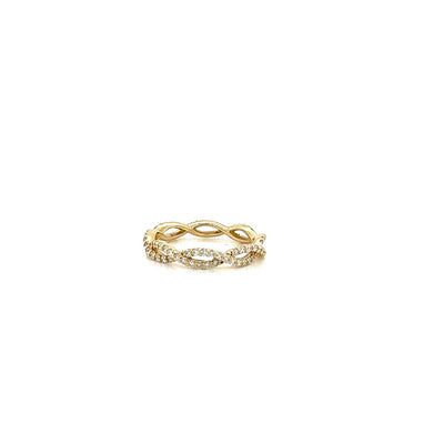 FANCY RING 14KY EF VS1 HPHT DIA 0.61CTS