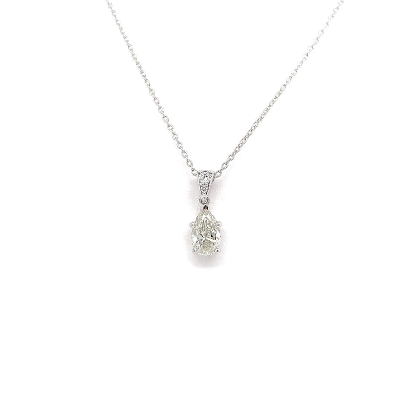 SOLITAIRE PENDANTS 14KW EF VS1/VS2 HPHT DIA 0.63CTS
