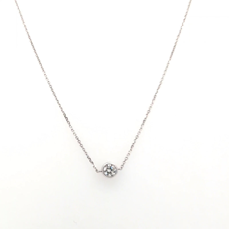 SOLITAIRE PENDANT 14KW FG VS2 CVD DIA 0.29CTS