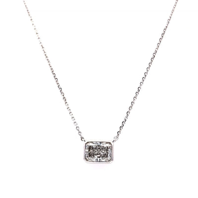 SOLITAIRE PENDANT 14KW EF VS1 HPHT DIA 0.75CTS