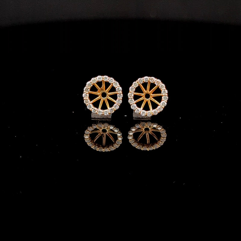 JACKET EARRING 14KY EF VS2 HPHT DIA 0.31CTS