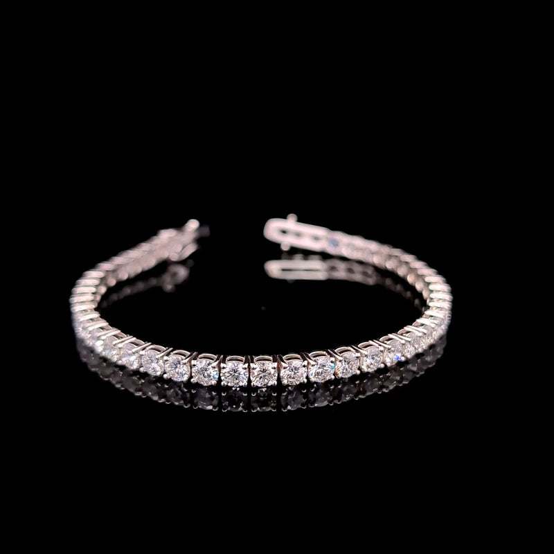 TENNIS BRACELET 14KW FG VS2 CVD DIA 10.43CTS