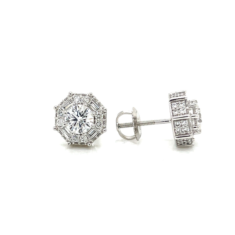 FANCY EARRING 10KW EF VS2 HPHT DIA 1.80CTS