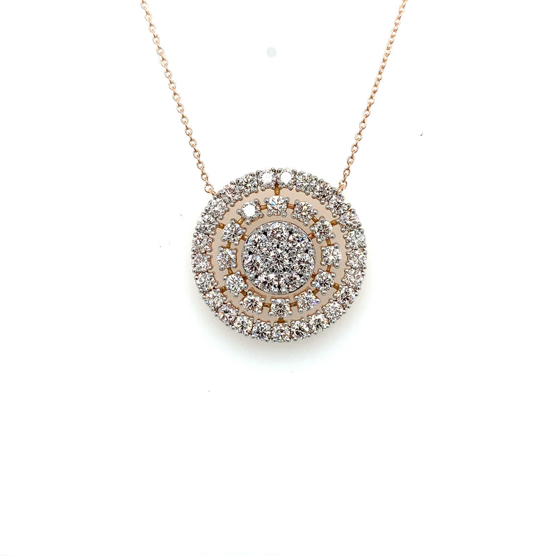 FANCY PENDANT 14KR VS-SI CVD DIA 2.92CTS