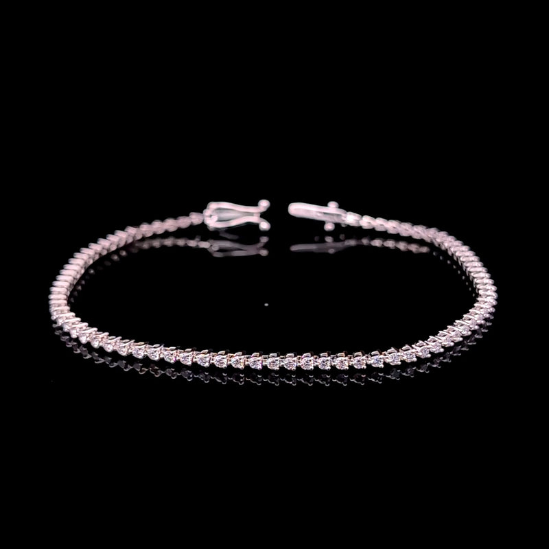 TENNIS BRACELET 14KW EF VS2 HPHT DIA 1.43CTS