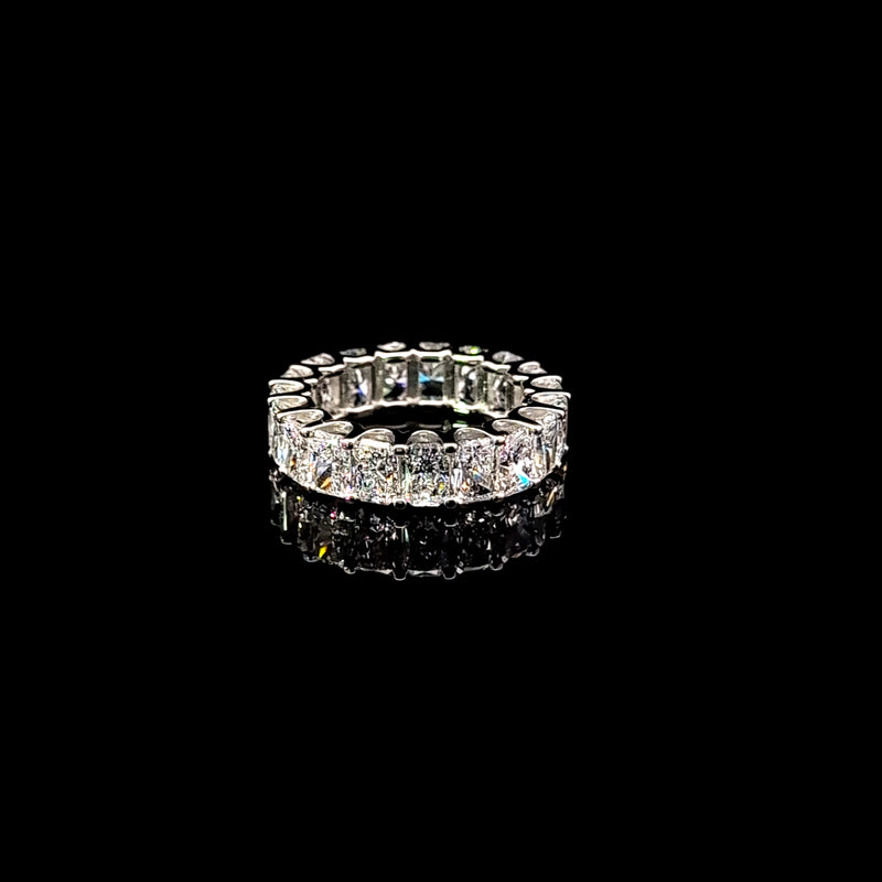 LONG RADIANT ETERNITY BAND 14KW EF VS1 HPHT DIA 7.40CTS