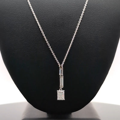 FANCY PENDANT 14KW FG VS1 CVD DIA 1.01CTS