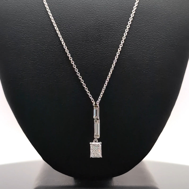 FANCY PENDANT 14KW FG VS1 CVD DIA 1.01CTS