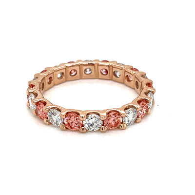 ROUND ETERNITY BAND 14KR EF VS2 HPHT DIA 2.47CTS