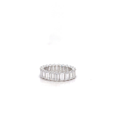 STRAIGHT BAG ETERNITY BAND 14KW E VS1 HPHT DIA 3.74CTS