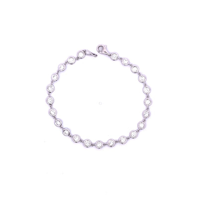 DIAMOND BY YARD BRACELET 14KW DEF VS2 HPHT DIA 2.32CTS