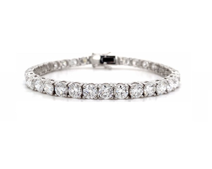 TENNIS BRACELET 14KW EF VS2 HPHT DIA 15.94CTS