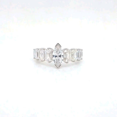 FANCY RINGS 14KW EF VS1 HPHT DIA 3.33CTS