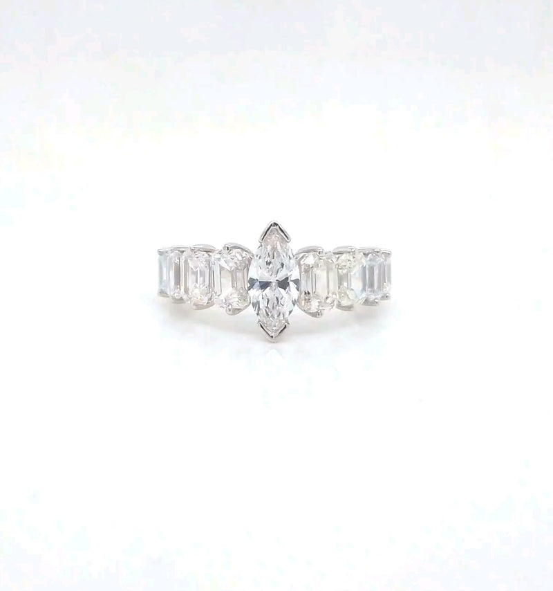 FANCY RINGS 14KW EF VS1 HPHT DIA 3.33CTS