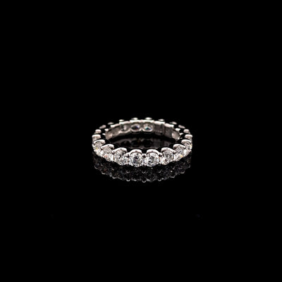 ROUND ETERNITY BAND 14KW FG VS2 CVD DIA 2.22CTS