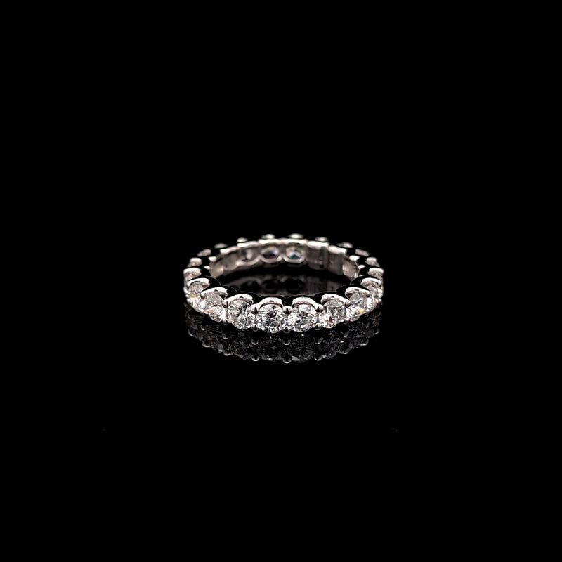 ROUND ETERNITY BAND 14KW FG VS2 CVD DIA 2.22CTS