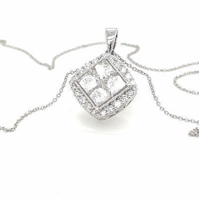 HALO PENDANTS 14KW EF VS HPHT DIA 1.78CTS
