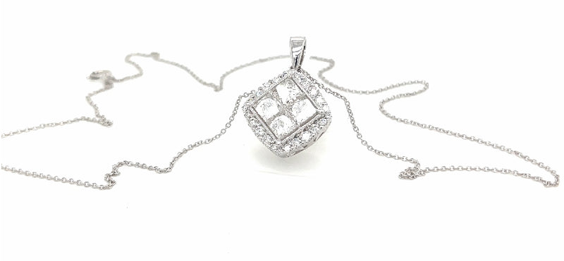 HALO PENDANTS 14KW EF VS HPHT DIA 1.78CTS