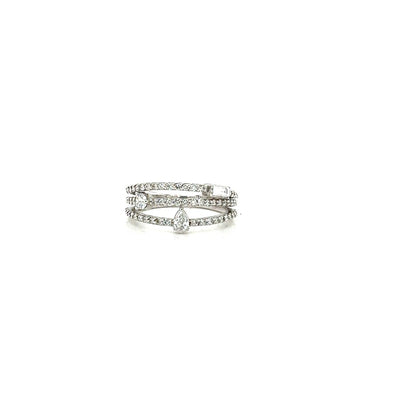 FANCY RINGS 14KW EF VS1 HPHT DIA 0.72CTS