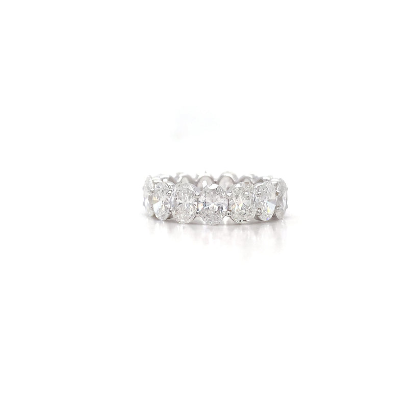 OVAL ETERNITY BAND 14KW F VS1 CVD DIA 7.47CTS
