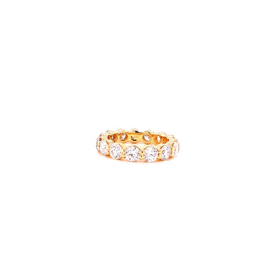 ROUND ETERNITY BAND 14KY FG VS2 CVD DIA 4.44CTS