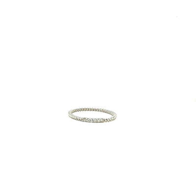 DELICATE TWIST BAND 14KW EF VS1 HPHT DIA 0.06CTS