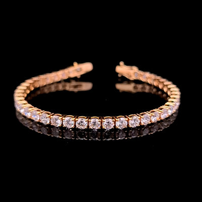TENNIS BRACELET 14KY FG VS2 CVD DIA 11.75CTS