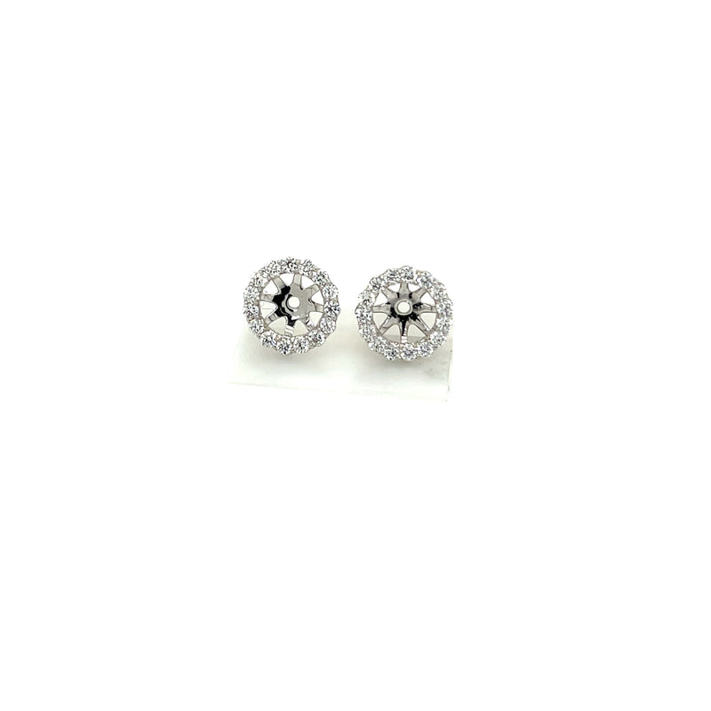JACKET EARRING 14KW EF VS HPHT DIA 0.36CTS