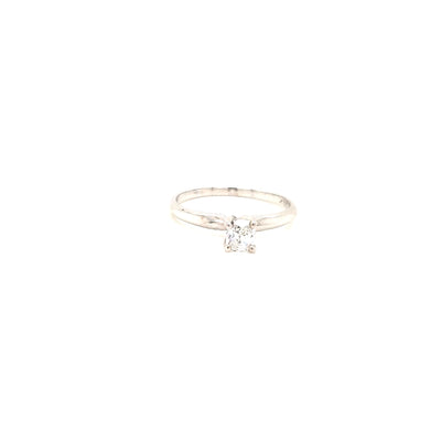 SOLITAIRE  RING 14KW EF SI1 HPHT DIA 0.38CTS