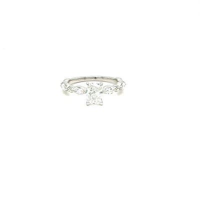 ENGAGEMENT RINGS 14KW EF VS1 HPHT DIA 1.88CTS