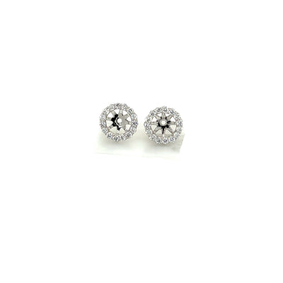 JACKET EARRING 14KW EF VS1 HPHT DIA 0.3CTS