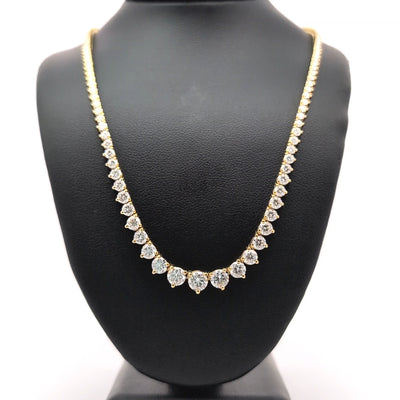 (0.52CT) RIVIERA NECKLACE 14KY FG VS2 CVD DIA 9.55CTS