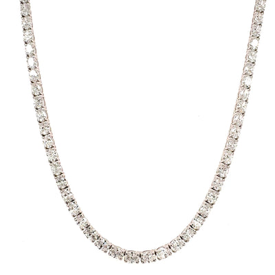 TENNIS NECKLACE 14KW EF VS1 HPHT DIA 14.98CTS