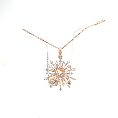FANCY PENDANT 14KR VS-SI CVD DIA 0.88CTS
