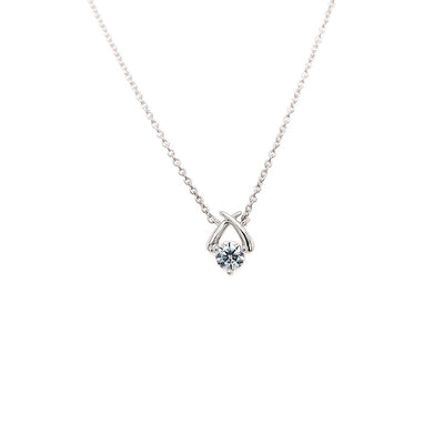 FANCY PENDANT 14KW BLUE VS HPHT DIA 0.16CTS