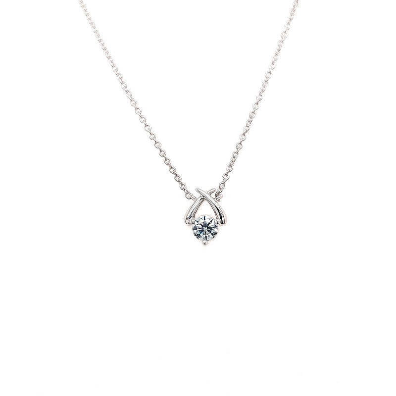 FANCY PENDANT 14KW BLUE VS HPHT DIA 0.16CTS