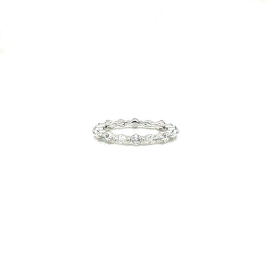 MARQUISE ETERNITY BAND 14KW FG VS CVD DIA 1.03CTS