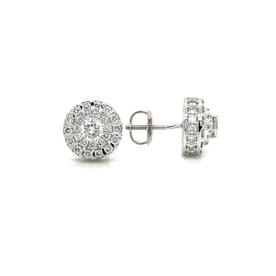 FANCY EARRING 10KW EF VS2 HPHT DIA 1.52CTS